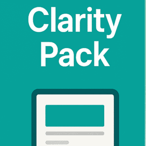 Website Design Package — AuthenticLaunch™ Clarity Pack(Setup Only)